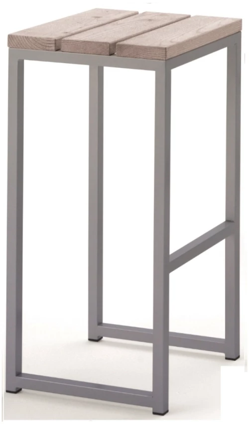 Ruba/S Barstool - Μέταλλο - 37x37x80 cm