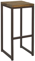 Ruba/S Barstool - Μέταλλο - 37x37x80 cm