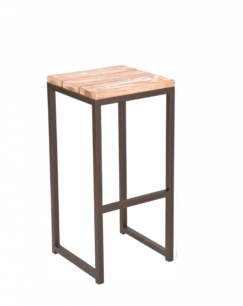 Ruba/S Barstool - Μέταλλο - 37x37x80 cm