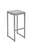 Ruba/S Barstool - Μέταλλο - 37x37x80 cm