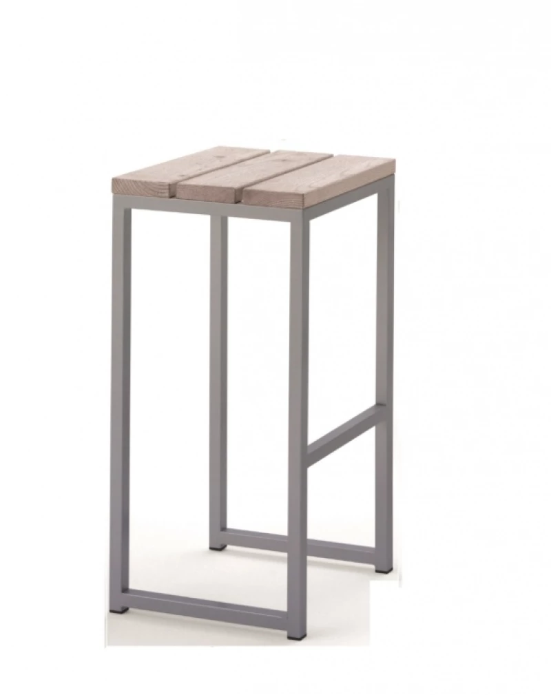 Ruba/S Barstool - Μέταλλο - 37x37x80 cm
