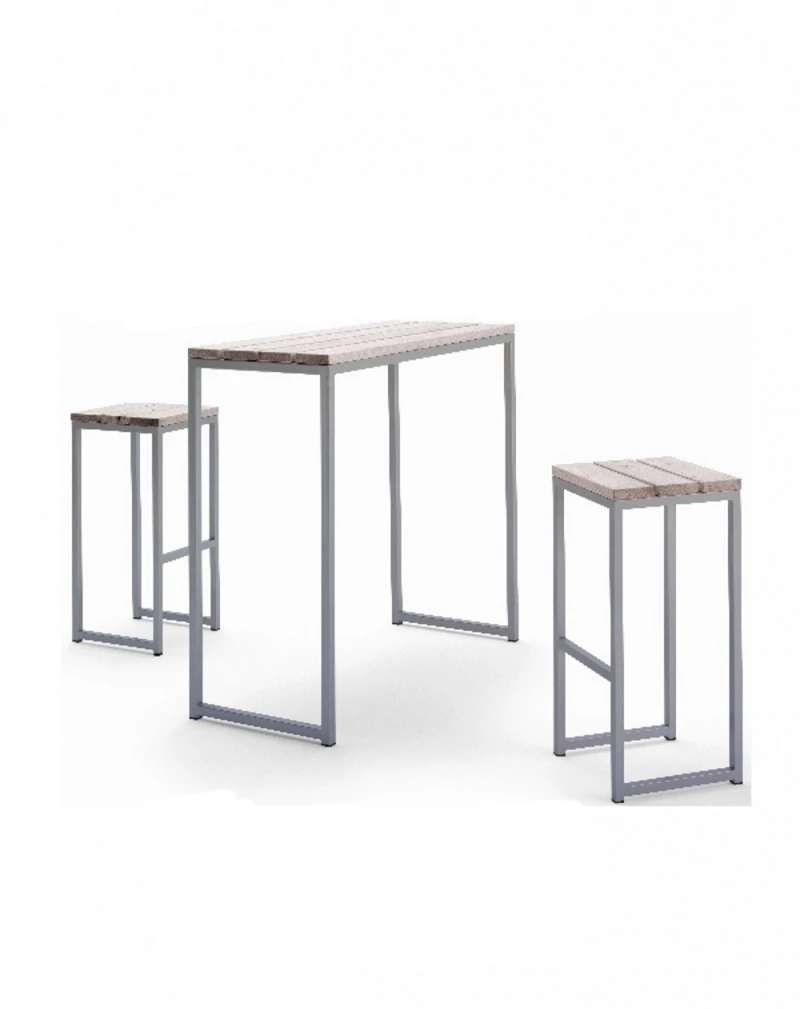 Ruba/S Barstool - Μέταλλο - 37x37x80 cm