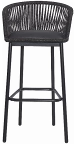 Barstool Monaco/S CAT.A - Μέταλλο - 54x53x101 cm