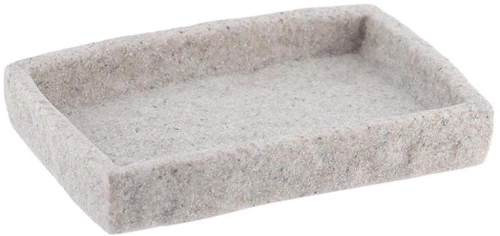 Σαπουνοθήκη polyresin stone γκρι