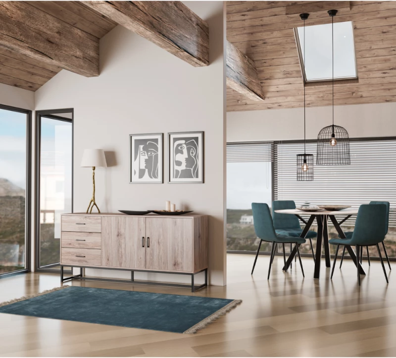 LIBERTA NATURE ΤΡΑΠΕΖΙ OAK 120x120xH75cm