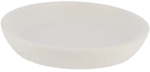 Σαπουνοθήκη polyresin stone λευκή
