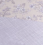 Παπλωματοθήκη "Luna"  Fiori Beige - Μονή (165x245)
