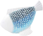CHROMIS 2 DECO ΨΑΡΙ POLYRESIN ΛΕΥΚΟ ΜΠΛΕ ΓΑΛΑΖΙΟ 22,5x7,5xH18cmINTHEBOX