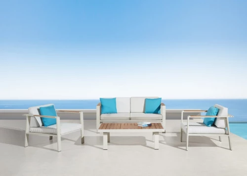 Nofi-2 Lounge Set - Αλουμίνιο