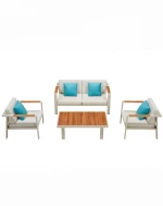Nofi-2 Lounge Set - Αλουμίνιο