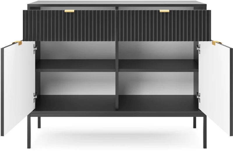 Μπουφές Nova Ανθρακί 104x39x83cm