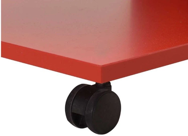 Βοηθητικό τραπεζάκι C Shape Κόκκινο 35x65x45cm