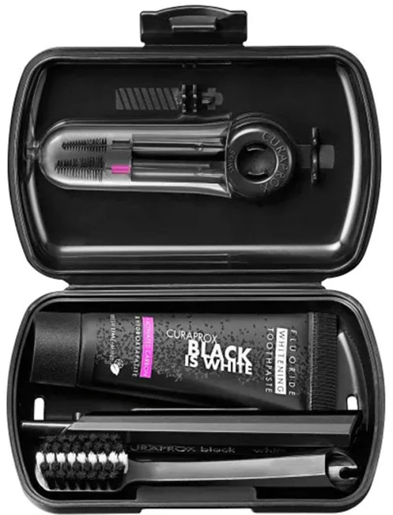 Curaprox Travel Set Black Is White