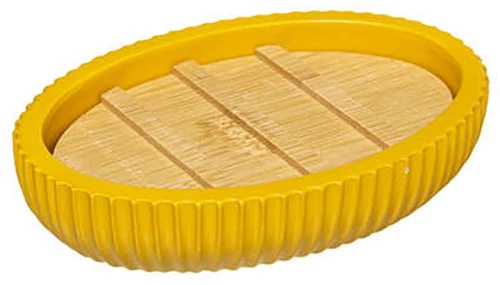 Σαπουνοθήκη κεραμικό κίτρινο