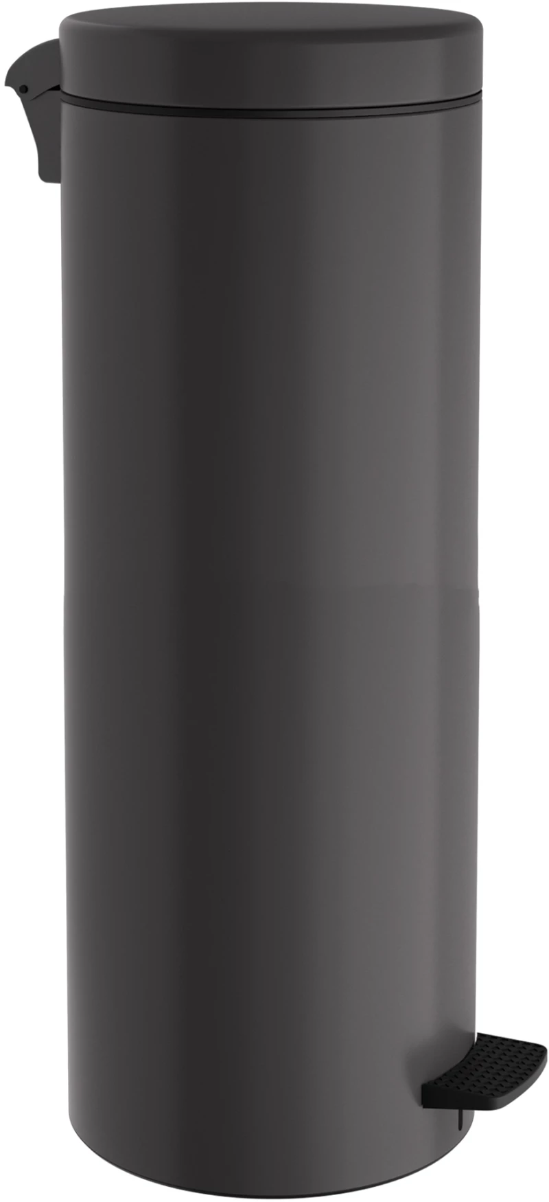 Χαρτοδοχείο 30Lit Soft Close - Matt Anthracite, Matt Anthracite, Pam & Co, Ø25 x H65 (cm), 2565-113