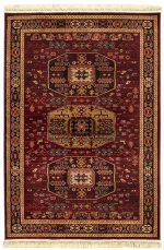 ΧΑΛΙ PERSIA 6057 BURGUNDY ΜΕ ΚΡΟΣΣΙ - 080X150  NewPlan