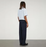 Aspesi Cotton Lyocell Pants Navy