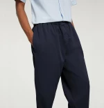 Aspesi Cotton Lyocell Pants Navy