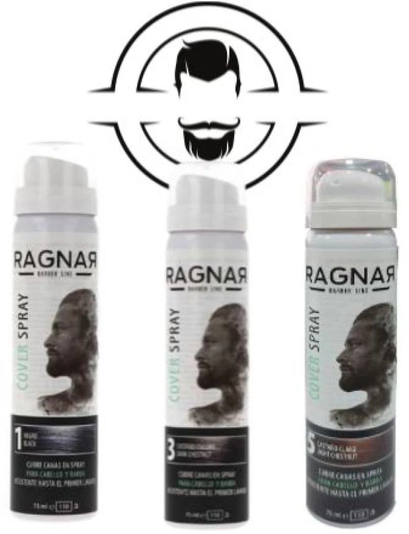 RAGNAR COVER SPRAY ΜΑΥΡΟ 75ML