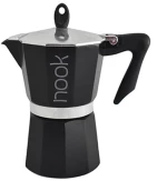 Μηχανή espresso 2κούπες μαύρη