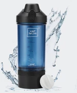 UZSPACE Tritan BPA Free Sport Water Bottle 550ml Plastic - 1109-SURGING BLUE