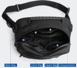 OZUKO WAIST BAG - 9260-BLACK