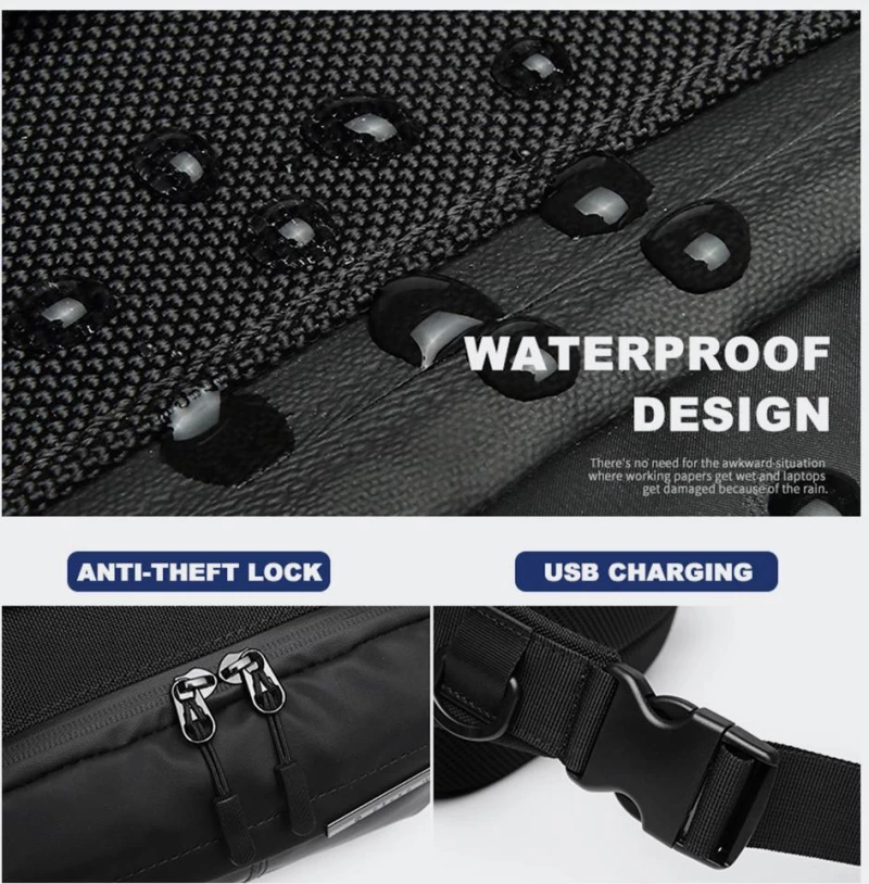 OZUKO WAIST BAG - 9260-BLACK