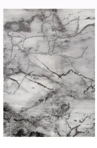 Tzikas Carpets 23270-ΜΑΥΡΟ-ΑΣΗΜΙ Χαλί CRAFT ΣΕΤ ΚΡΕΒ/ΡΑΣ 067X150 (2) / 067X230 (1)