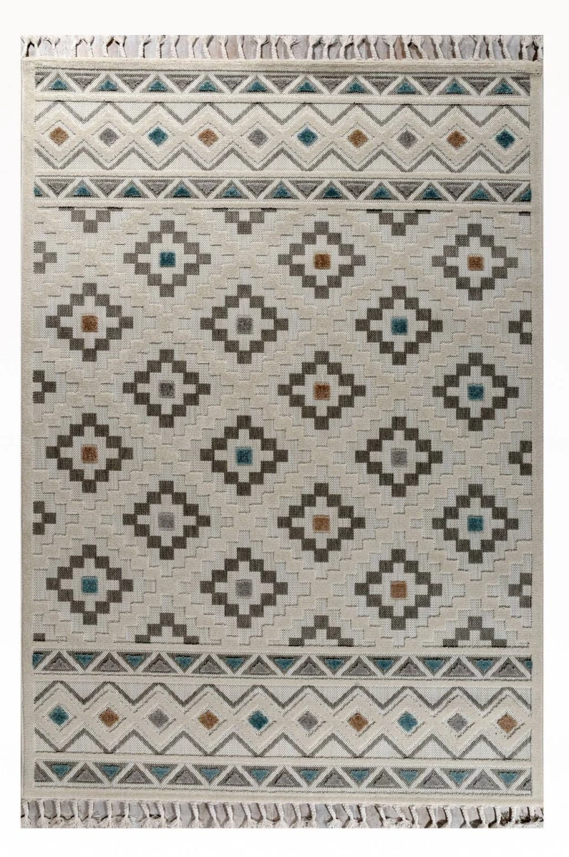 Tzikas Carpets 54097-ΜΠΛΕ Χαλί TENERIFE ROUND 160X160