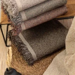 Ριχτάρι Τριθέσιο Plexis Borea Home Textiles - Τερακότα