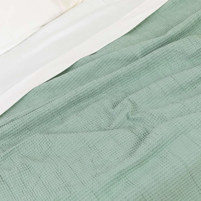 Κουβέρτα Πικέ Waffle Υπέρδιπλη Borea Home Textiles - Μπεζ
