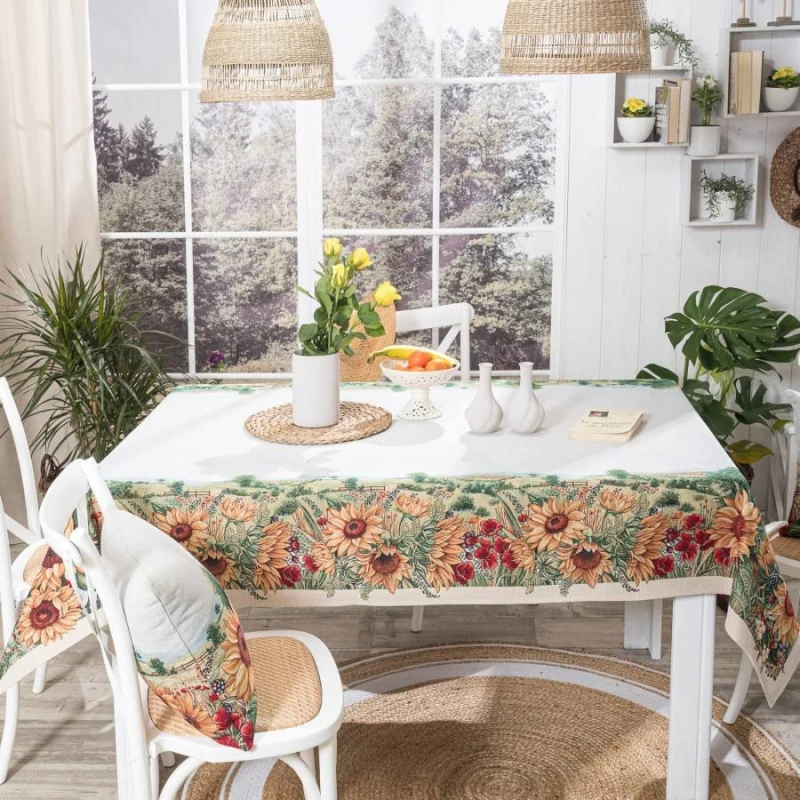 Τραπεζομάντηλο Sunflower Teoran 140x220cm
