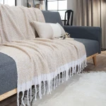 Ριχτάρι-Κουβέρτα Καναπέ Mohair 01 Teoran 130 x 150cm