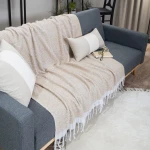 Ριχτάρι-Κουβέρτα Καναπέ Mohair 01 Teoran 130 x 150cm