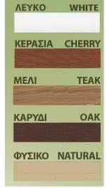Κουρτινόξυλα Miraz Φ23 160cm Λευκό