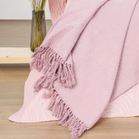 Κουβέρτα Πικέ Anesis Μονή Borea Home Textiles - Γκρι