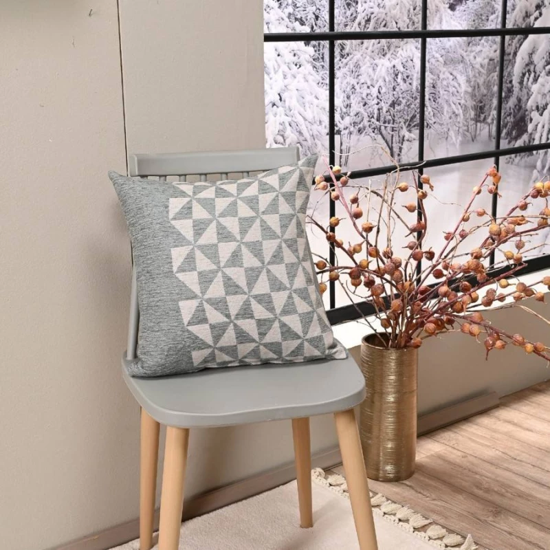 Μαξιλαροθήκη Columbia 04 Teoran 65x65cm δαπέδου με γέμιση