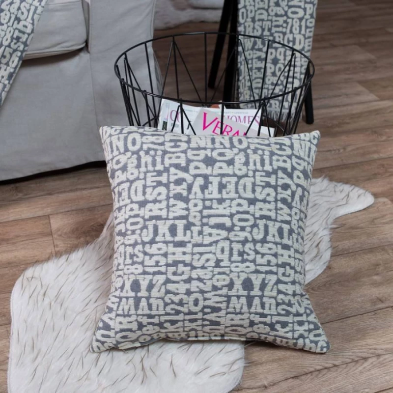 Μαξιλαροθήκη Letters 11 Teoran 30x50cm με γέμιση