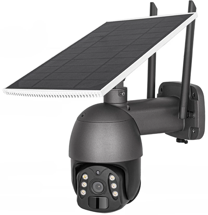 Smart security camera No brand PST-SQG-2-4G 3.0Mp, PTZ, 4G, Solar panel, Outdoor, Tuya Smart, Black - 91045