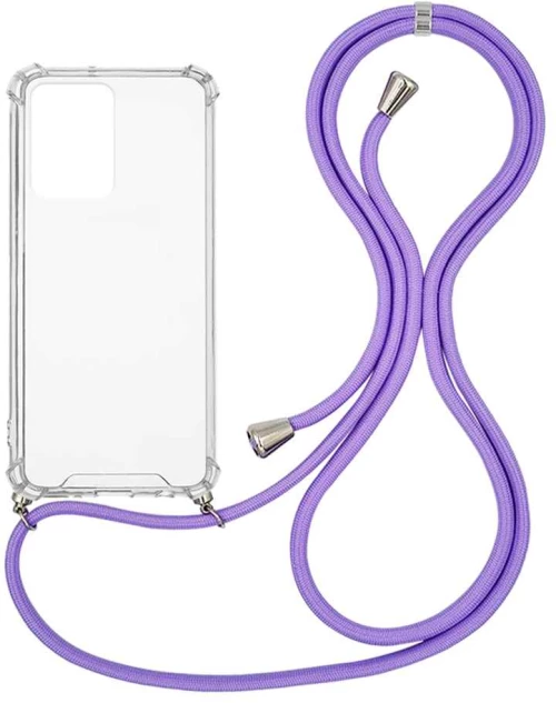 Θήκη Σιλικόνης με Κορδόνι Sonique Armor Clear Samsung Galaxy A53 5G Λιλά - Sonique - Λιλά - Galaxy A53 5G