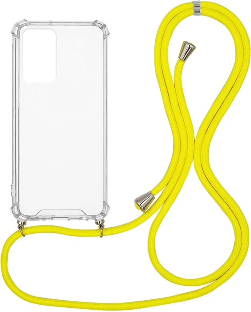 Θήκη Σιλικόνης με Κορδόνι Sonique Armor Clear Xiaomi Redmi Note 11 Pro 4G/5G / Redmi Note 12 Pro 4G Κίτρινο - Sonique - Κίτρινο - Redmi Note 11 Pro 4G/5G, Redmi Note 12 Pro 4G
