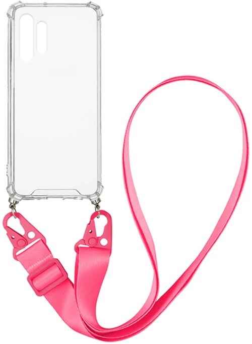 Θήκη Σιλικόνης με Strap Sonique Armor Clear Samsung Galaxy A32 4G Φουξ - Sonique - Φουξ - Galaxy A32 4G