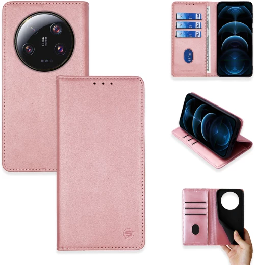 Θήκη Βιβλίο Vintage Magnet Book Sonique Xiaomi Xiaomi 13 Ultra Ροζ Χρυσό - Sonique - Ροζ Χρυσό - Xiaomi 13 Ultra