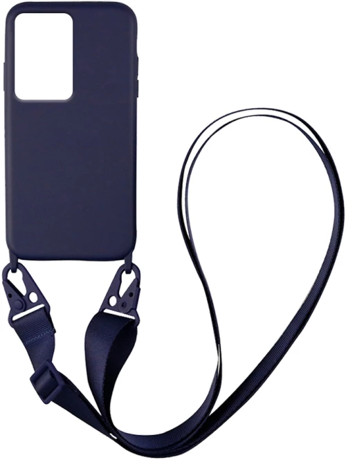 Θήκη CarryHang Liquid Silicone Strap Xiaomi Redmi Note 12 Pro Plus Μπλε Σκούρο - My Colors - Μπλε Σκούρο - Redmi Note 12 Pro Plus