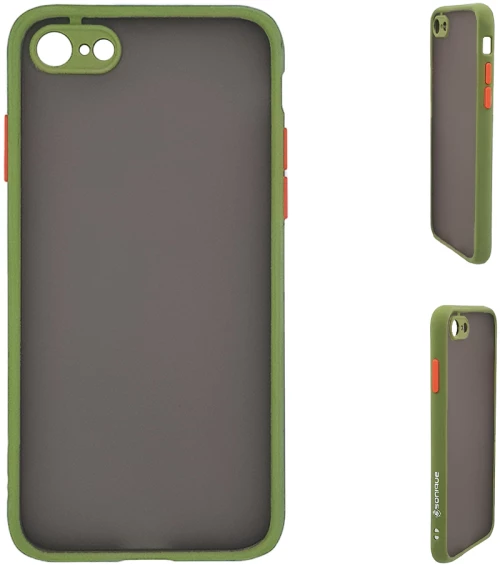 Θήκη Σιλικόνης Color Button Bumper Sonique Apple iPhone 7 / iPhone 8 / iPhone SE 2020 / iPhone SE 2022 Πράσινο Ανοιχτό - Sonique - Πράσινο Ανοιχτό - iphone 7, iphone 8, iPhone SE 2020, iPhone SE 2022
