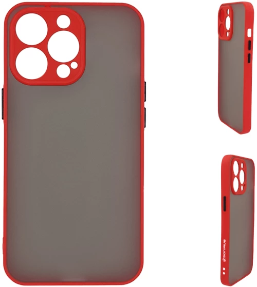 Θήκη Σιλικόνης Color Button Bumper Sonique Apple iPhone 14 Pro Κόκκινο - Sonique - Κόκκινο - iPhone 14 Pro