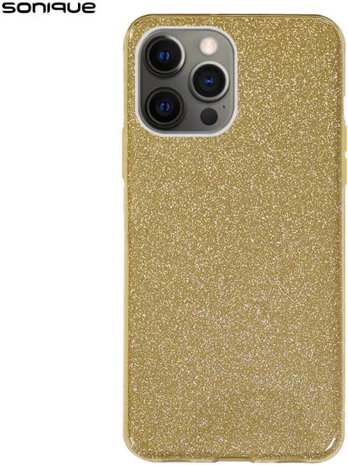 Θήκη Σιλικόνης Sonique Shiny Apple iPhone 12 Pro Max Χρυσό - Sonique - Χρυσό - iPhone 12 Pro Max