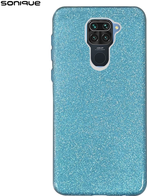 Θήκη Σιλικόνης Sonique Shiny Xiaomi Redmi Note 9 Γαλάζιο - Sonique - Γαλάζιο - Redmi Note 9