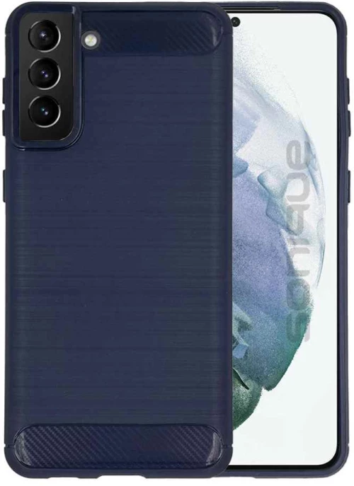 Θήκη Σιλικόνης Sonique Carbon Brushed Samsung Galaxy S21 Plus Μπλε - Sonique - Μπλέ - Galaxy S21 Plus