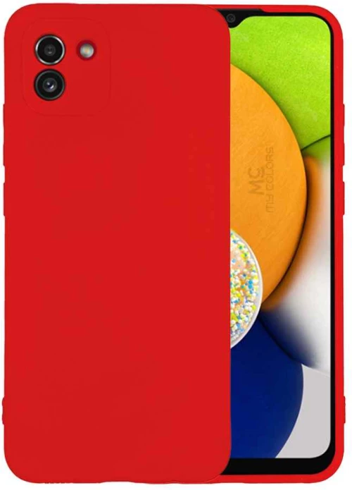 Θήκη Σιλικόνης My Colors Samsung Galaxy A03 4G Κόκκινο - My Colors - Κόκκινο - Galaxy A03 4G